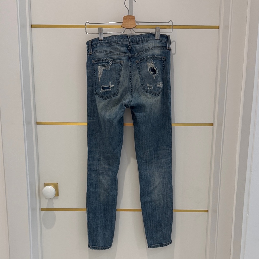 Current/Elliott Jeans The Stiletto Shipwreck Destroy Skinny Jeans 28 - Picture 4 of 10